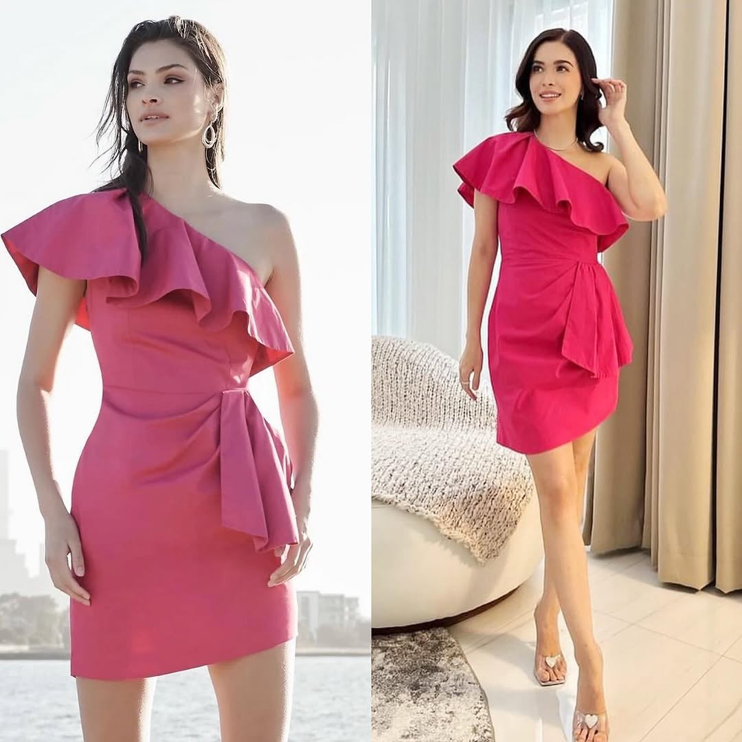 Midi dress rental piece in elegant silhouette